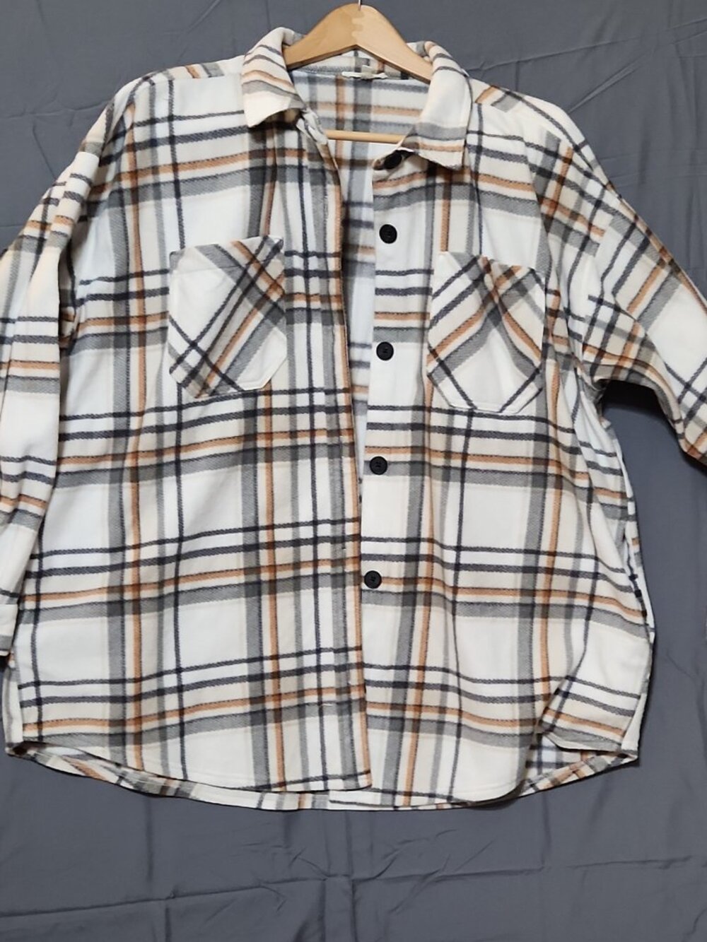 Maurices Plaid Flannel Shacket β Womenβs Plus 2X π